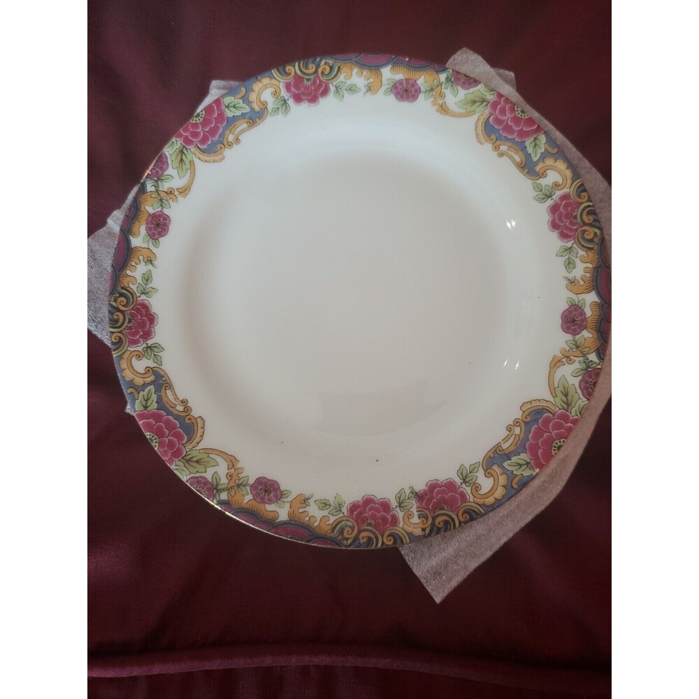 Jean Pouyat Limoges China 1920s Bread Plates Set Of 9 Vintage Antique